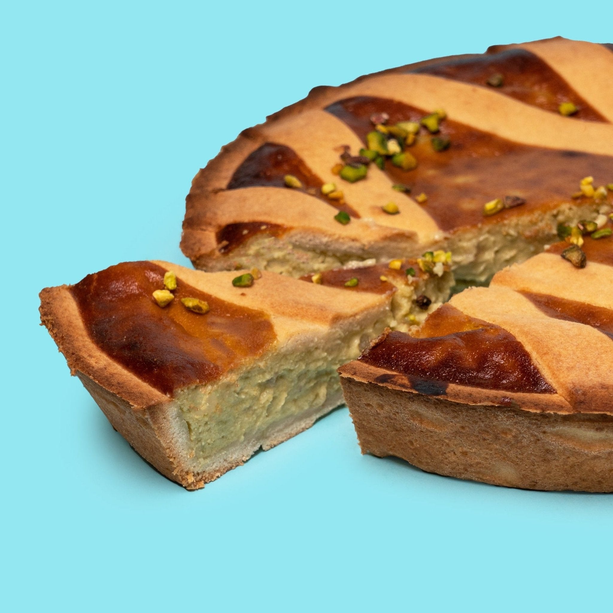 Pastiera napoletana al pistacchio 1kg - Madò Pasticceria Online