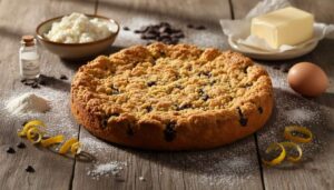 Sbriciolata con ricotta e gocce di cioccolato: si prepara in 10 minuti!