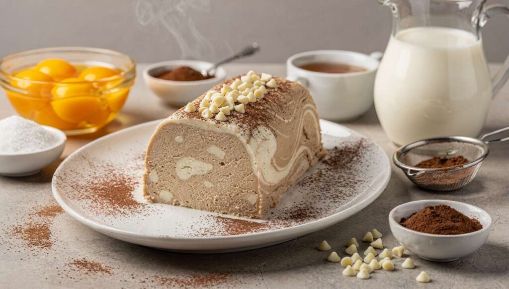 Semifreddo al caffè e cioccolato bianco: il dolce da freezer pronto per Pasquetta