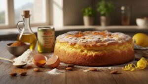 Torta di carote e mandorle senza glutine, soffice come una nuvola