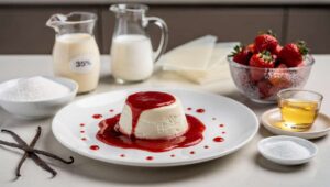 Panna cotta alla vaniglia con coulis di fragole: la ricetta del ristorante stellato