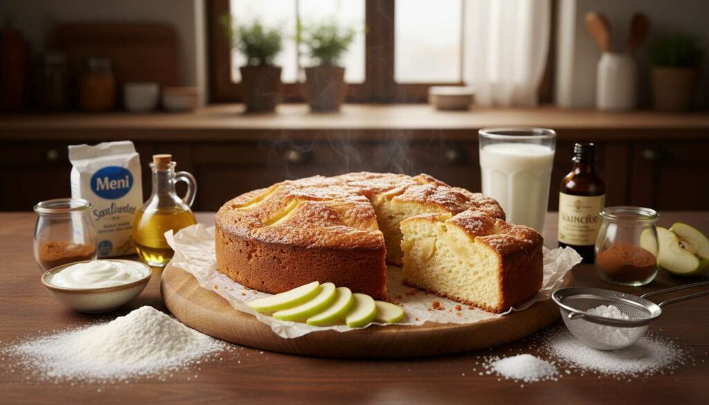 Torta allo yogurt e mele senza uova… soffice lo stesso, promesso!