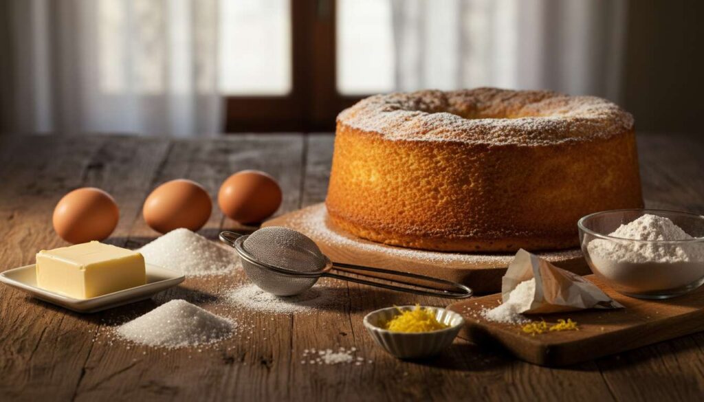 Torta paradiso fatta in casa: la ricetta originale lombarda alta 10 centimetri