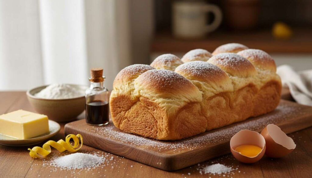 Treccia brioche al burro per la colazione di Pasqua, soffice come al forno
