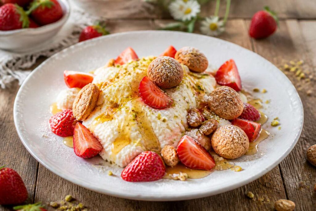 Fragole e ricotta al miele di acacia, il dessert primaverile pronto in 10 minuti