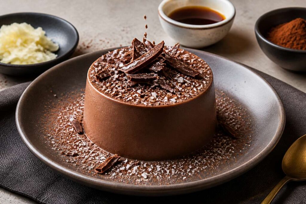 Budino al cioccolato fondente di Iginio Massari, cremoso come al ristorante stellato