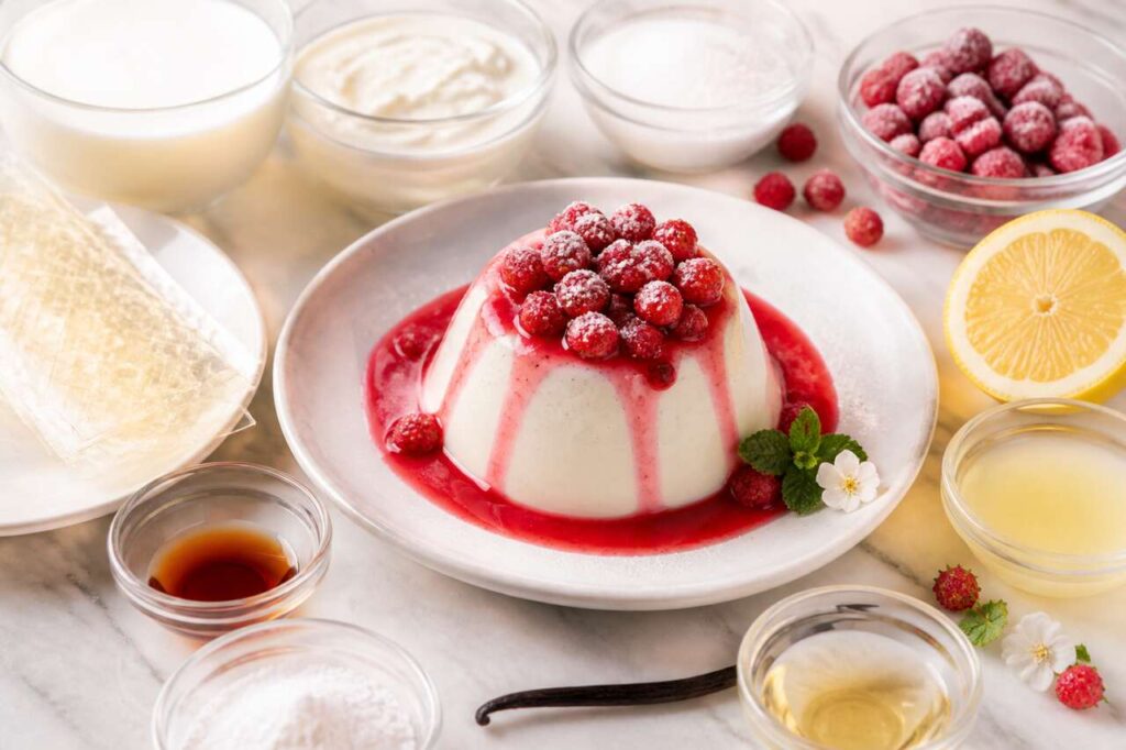 Panna cotta allo yogurt e fragoline di bosco, il dessert fresco di maggio