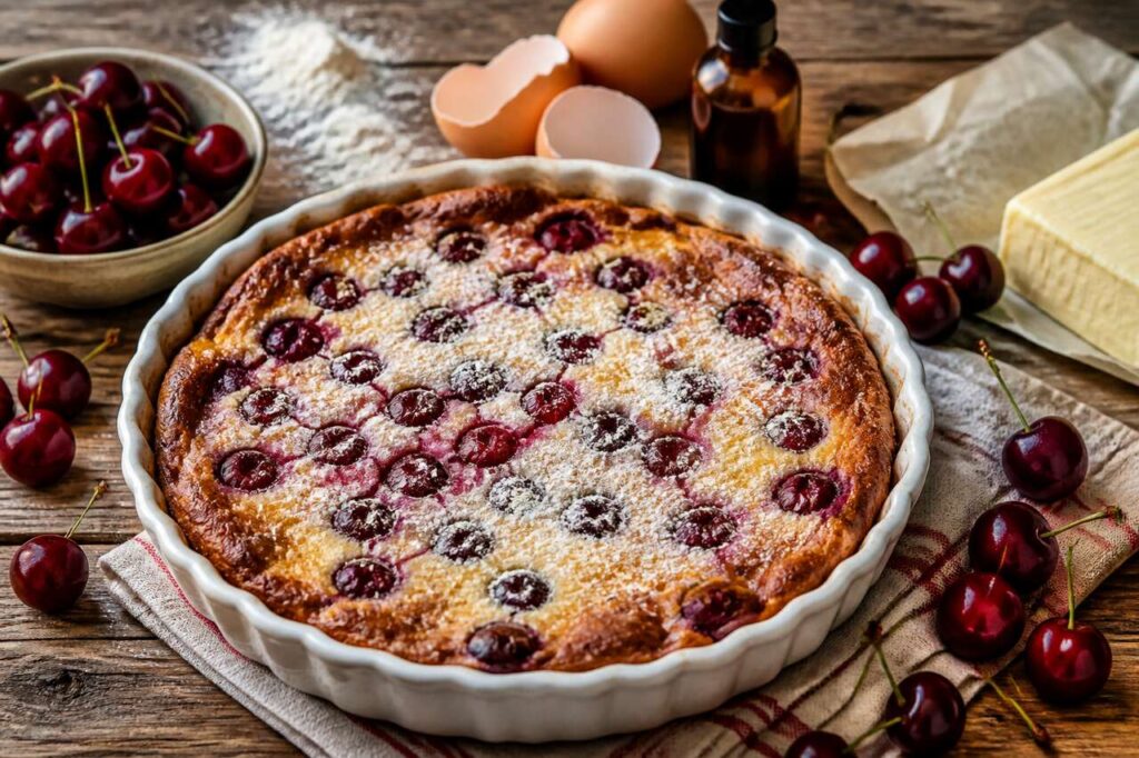 Cherry clafoutis con ciliegie di Vignola, il dolce francese che conquista l'Emilia