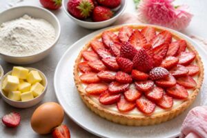 Crostata di fragole e crema al mascarpone per la Festa della Mamma