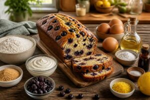 Plumcake allo yogurt greco e mirtilli, la colazione leggera consigliata dai nutrizionisti
