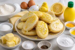 Biscotti al burro con glassa al limone, il dolce che piace ai bambini