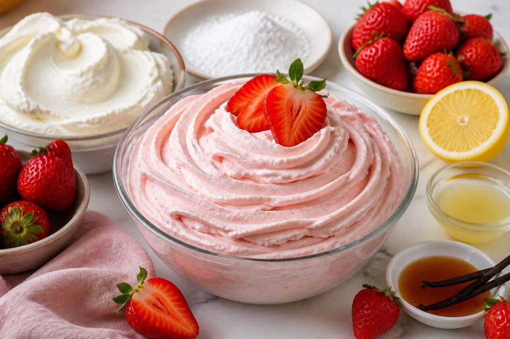 Crema al mascarpone e fragole, il ripieno perfetto per farcire rotoli e torte