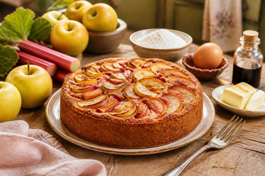 Torta di mele e rabarbaro trentino, la ricetta primaverile delle nonne dell'Alto Adige
